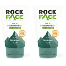 Rockface Mens Moisturiser | SPF Face Moisturiser | All Weather Protection | Energising Skincare | Fast Absorbing | 100ml (Pack of 2)