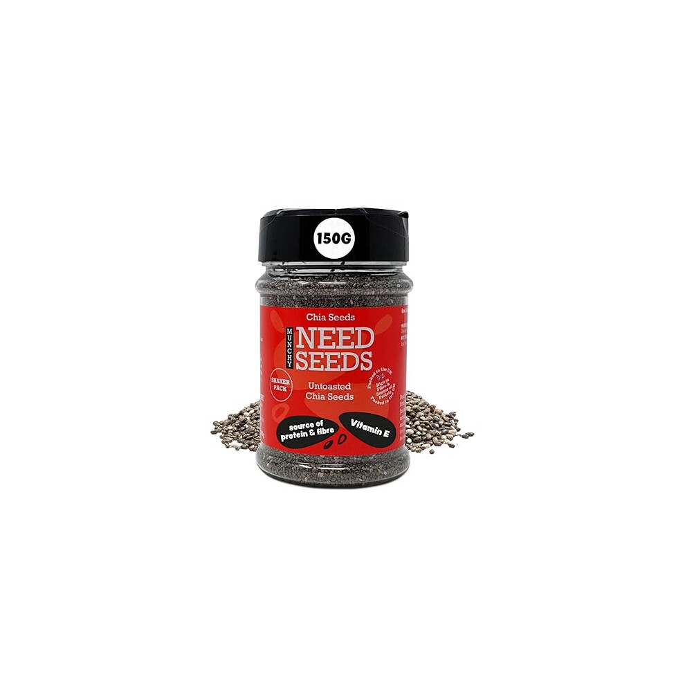 Munchy Seeds Chia Seeds, 150G: Omega-3, Protein & Fiber