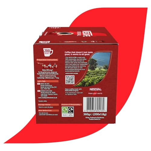 Nescafe NESCAFÉ Original Instant Coffee Sachets - 200 x 1.8g Sticks 2