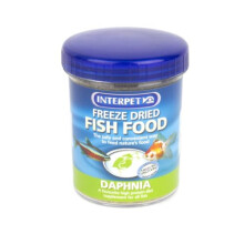 Interpet Freeze Dried Aquarium Fish Food, Safe, Natural, Natural, Daphnia, 35g