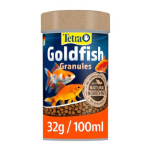 Tetra Goldfish Fish Food Granules, Complete Fish Food for All Smaller Goldfish, 32 g