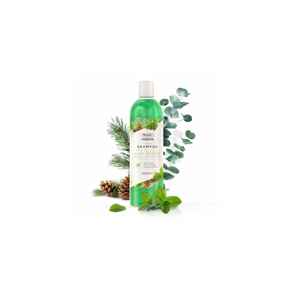 Wahl Aloe Soothe Dog Shampoo, Vegan, Sensitive Skin, 500ml