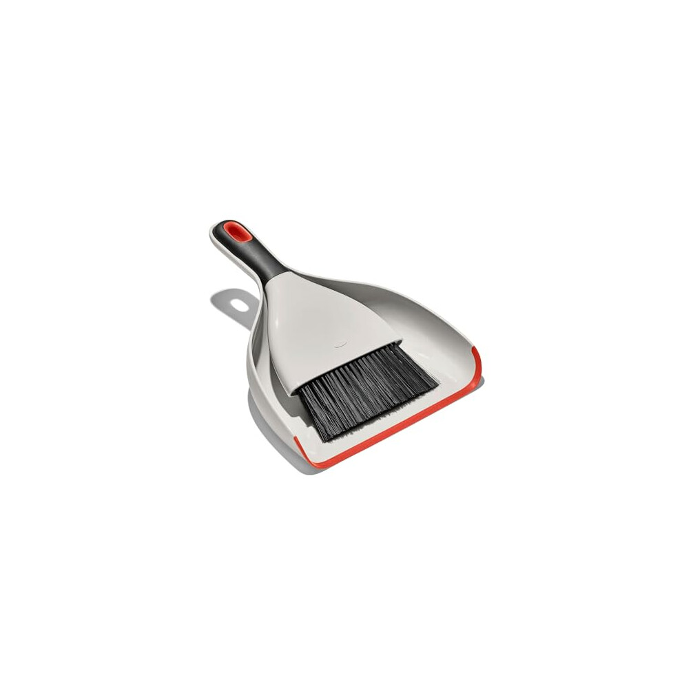 OXO Good Grips Dustpan & Brush Set, Cream, Standard