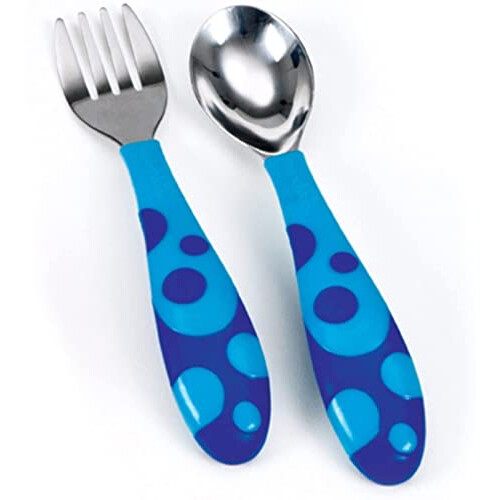 Munchkin Munchkin Toddler Fork and Spoon Set (1 Spoon and 1 Fork ) Assorted colours 1