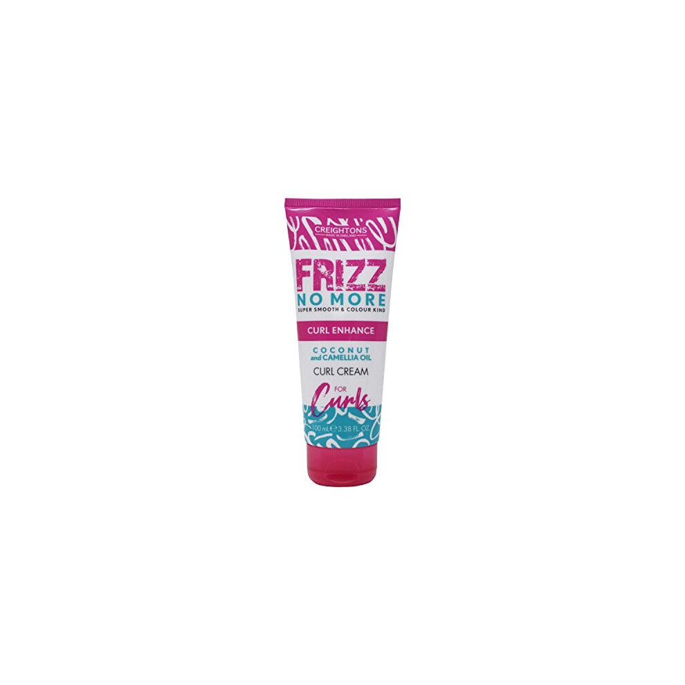 Creightons Cream Frizz No More Curl 100Ml - Curl Enhance, Coconut & Camellia Oil