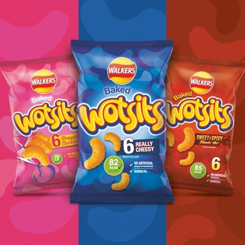Walkers Walkers Wotsits Really Cheesy Multipack Snacks Crisps 12x16.5g 2