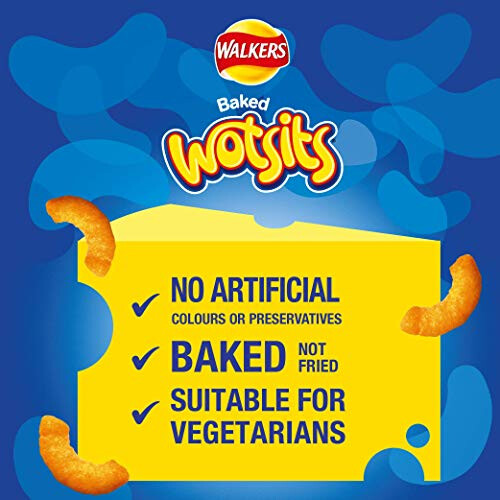 Walkers Walkers Wotsits Really Cheesy Multipack Snacks Crisps 12x16.5g 1