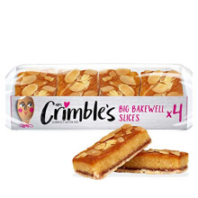 Mrs Crimble's Bakewell Slices - Gluten Free, 12 Slices (Pack of 3)