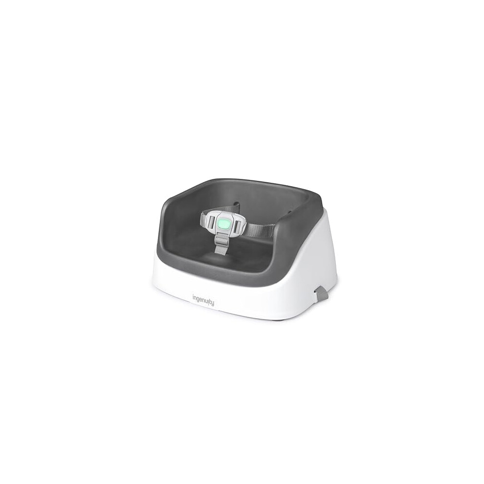 Ingenuity SmartClean Booster Seat, Slate, Easy Clean, 16mo+