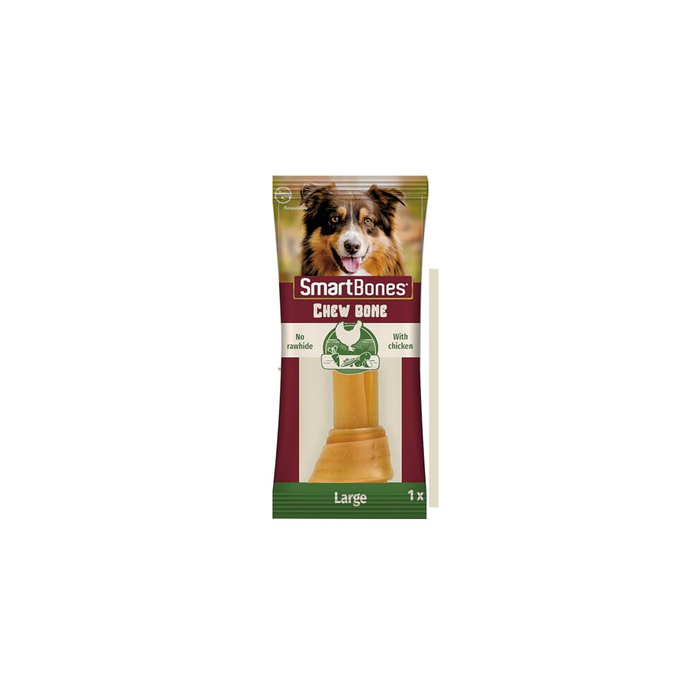 Smartbones Large Chicken Bone Rawhide Free Chew Dog Treats