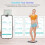 Healthkeep Body Weight Scale with App - 13 Metrics, Bluetooth 4