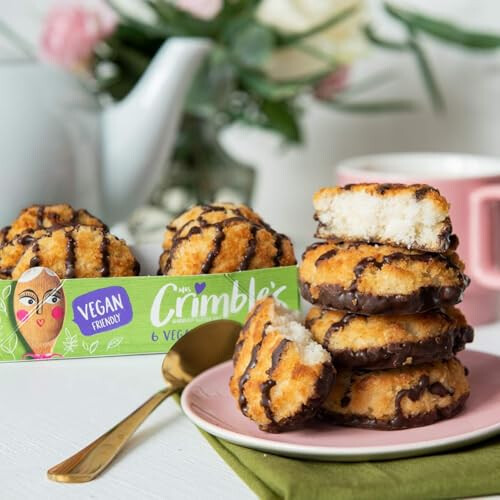 Mrs Crimble's GF Vegan Choc Coconut Macaroons, 6 Pack (195g) 2