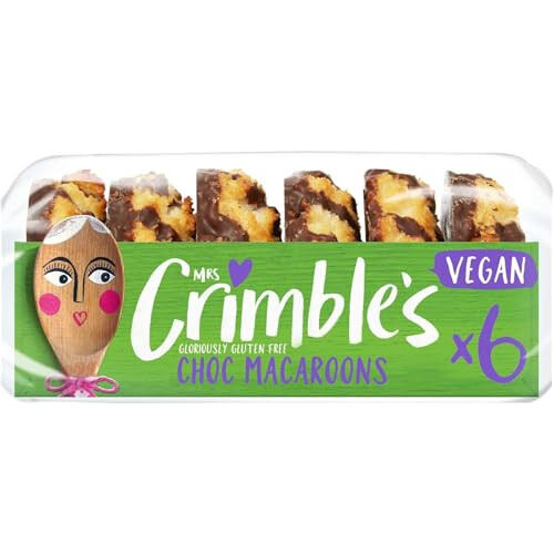 Mrs Crimble's GF Vegan Choc Coconut Macaroons, 6 Pack (195g)