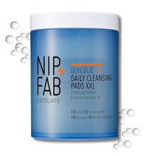 Nip+Fab Glycolic Acid Fix Cleansing Pads, Hyaluronic Acid, 100 Pads