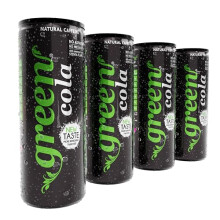 Green Cola - Low Calorie Drink - Stevia Sweetened, Sugar-Free - 4 x 330ml
