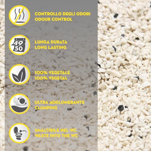 Croci Tofu Clean Cat Litter - 10L, Activated Carbon 1