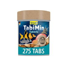 Tetra Tabimin Fish Food, Complete Fish Food with Shrimps for All Bottom-Feeding Fish, 275 Tablets