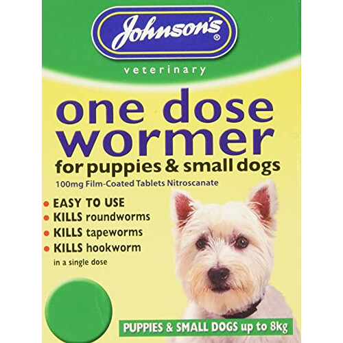 Johnson's Veterinary Johnsons Vet Easy One Dose Wormer, Size 1