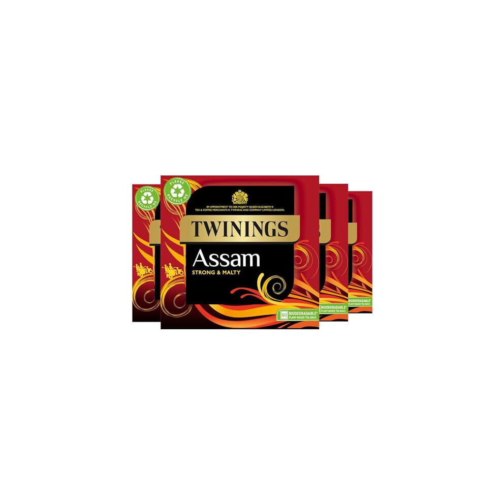 Twinings Assam Tea, 320 Tea Bags, Strong & Bold Black