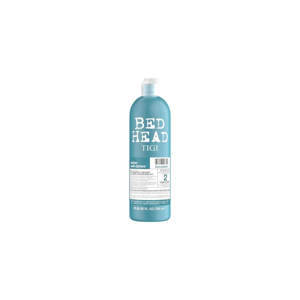 Bed Head by TIGI - Urban Antidotes Recovery Moisturising Conditioner - Ideal for Dry Damaged Hair - 750 ml