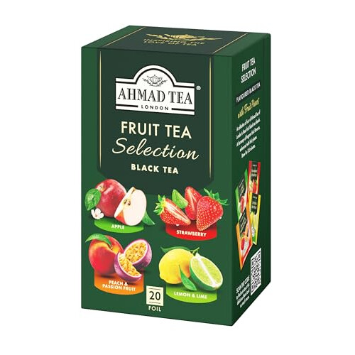Ahmad Tea Fruit Black Tea | Fruit Tea Selection | 20 Teabag Sachets | 1 Pack 2