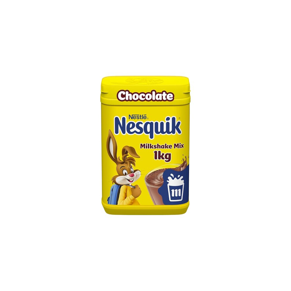 Nesquik Chocolate Flavoured Milkshake Powder, With Vitamin C & D, 1Kg Tub (Pack Of 1)