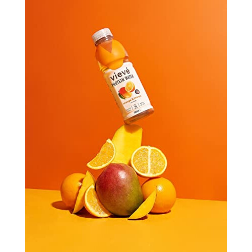 Vieve Protein Water 6x500ml - Orange & Mango, 20g Protein 1