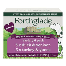 Forthglade Wet Dog Food, National Trust Variety Pack (6 x 395g)