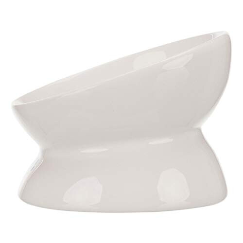 Trixie Trixie Ceramic Cat Feeder White 2