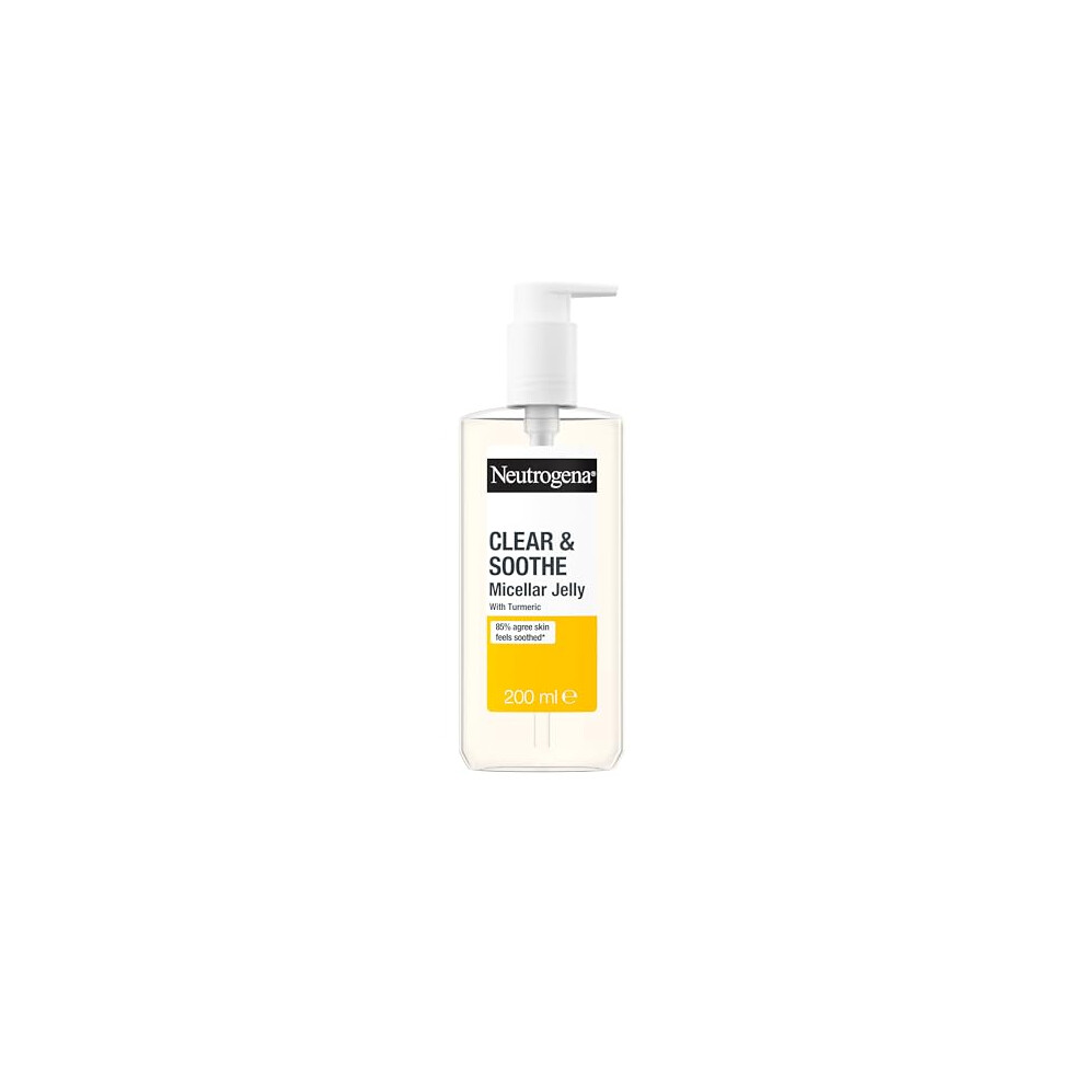 Neutrogena Clear And Soothe Micellar Jelly Make-Up Remover, 200 Ml