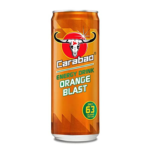 Carabao Energy Drink Orange Blast, 12 x 330ml 1