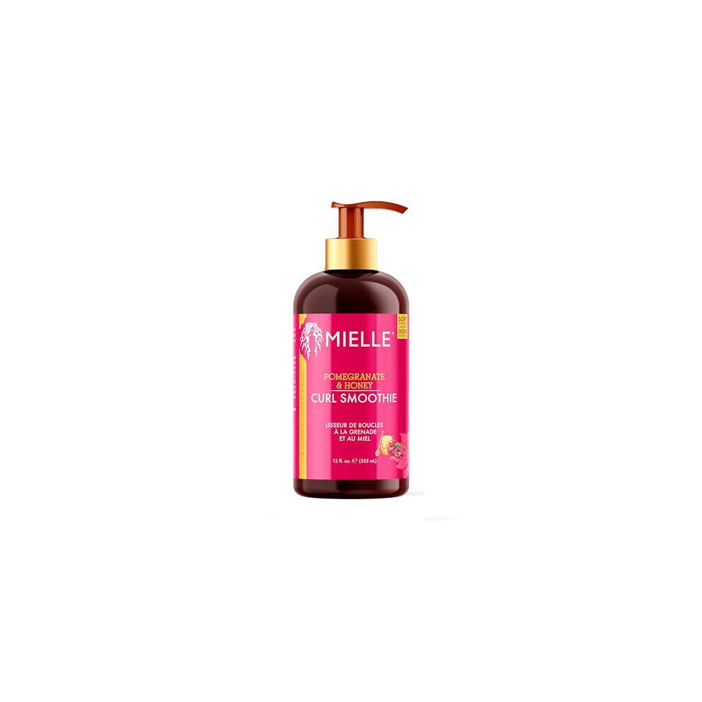 Mielle Cream Curl Smoothie With Pomegranate, Moisturising Curl For Thick Type 4 Curly Hair, 355 Ml (Pack Of 1)