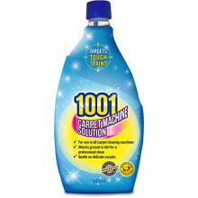 1001 Carpet Machine Solution, Perfect For Large and High Traffic Areas, Gentle On Upholstery and Carpets, 500 ml (Pack of 1)