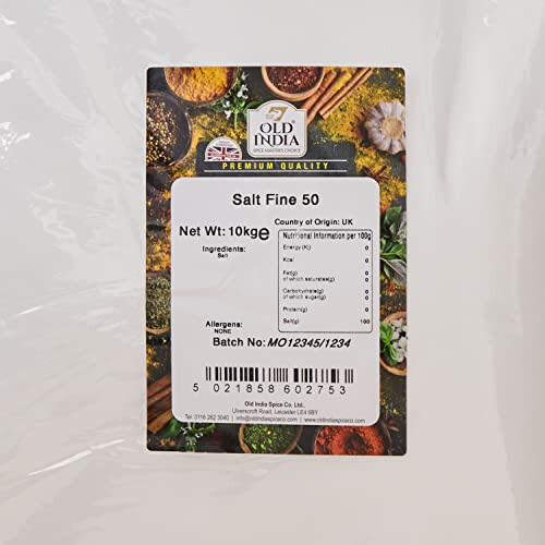 Old India Salt Fine 50 10kg 1
