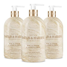 Baylis & Harding Elements Pink Blossom and Lotus Flower Hand Wash, 500 ml (Pack of 3) - Vegan Friendly