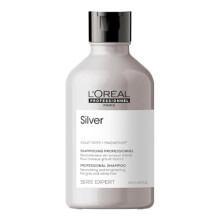 L'Oréal Professionnel Shampoo, For Grey, White or Light Blonde Hair, Serie Expert Silver, 300 ml