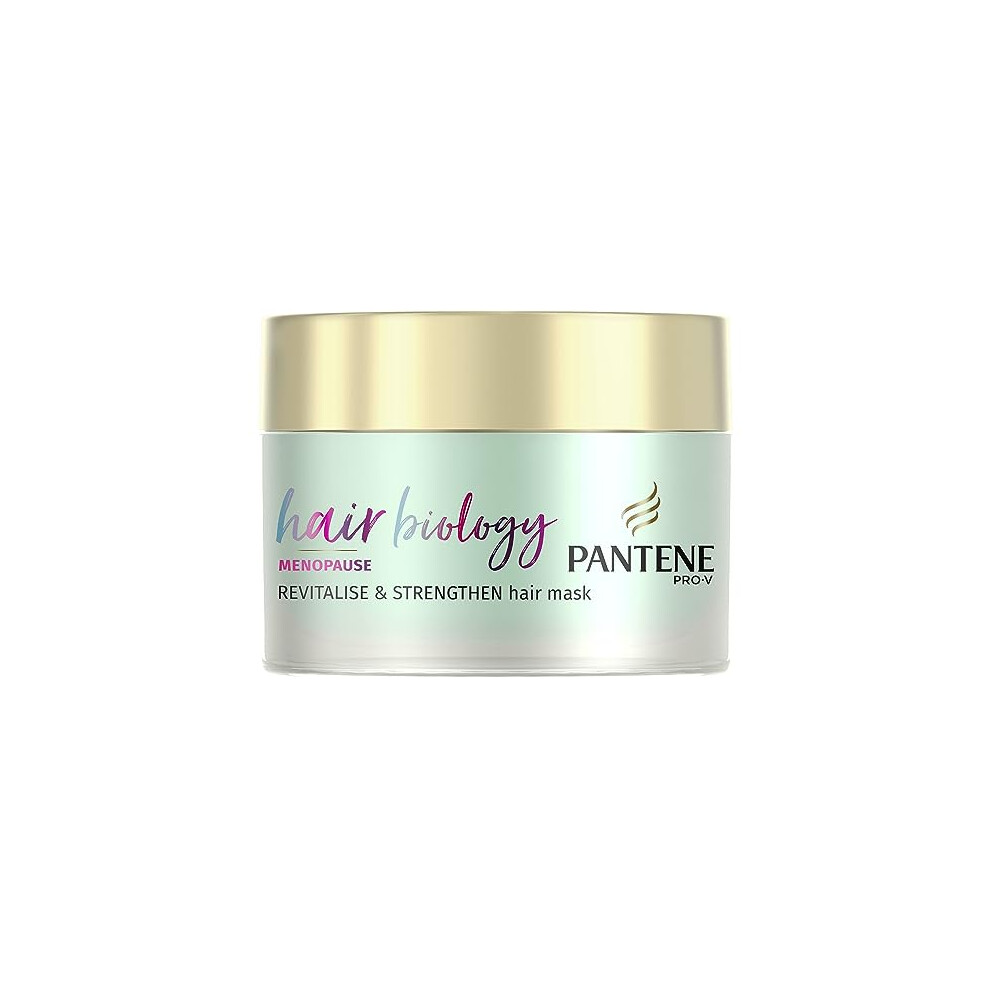 Pantene Hair Biology Menopause Mask, 160Ml, Revitalise & Strengthen