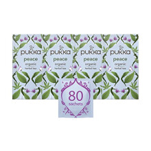Pukka Herbs Peace Tea - Chamomile, Spearmint, Ashwagandha - 80 Bags