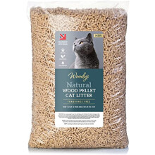 20L Natural Cat and Kitten Litter Wood Pellets Ultra Absorbent Biodegradable | Effective Odour Control | Antibacterial Premium Hygiene