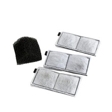 Interpet Internal Corner Power Filter CPF3, 3 Month Service Pack, 3 x Cartridge Filter with Carbon, 1 x Black Sponge