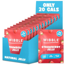 Wibble Jelly Crystals - Strawberry, 12 Pack, Low Sugar