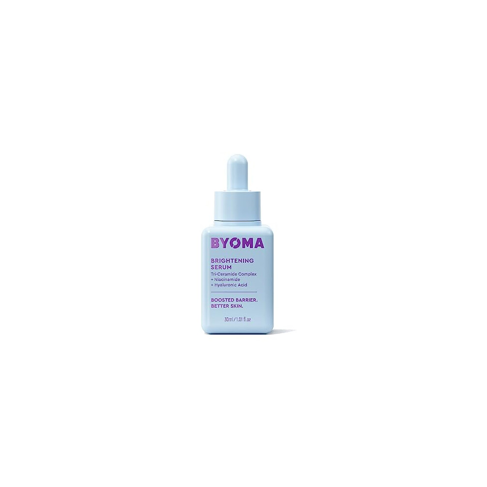 Byoma Brightening Serum (30Ml) Brightening And Hydrating Face Serum With Hyaluronic Acid, Niacinamide And Ceramides - For Glowing And Radiant Skin