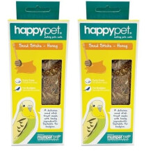 Tweeter's Treats Seed Sticks for Budgies, Honey (Pack of 2)