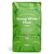 by Amazon Strong White Flour, 1.5kg, Perfect for bread