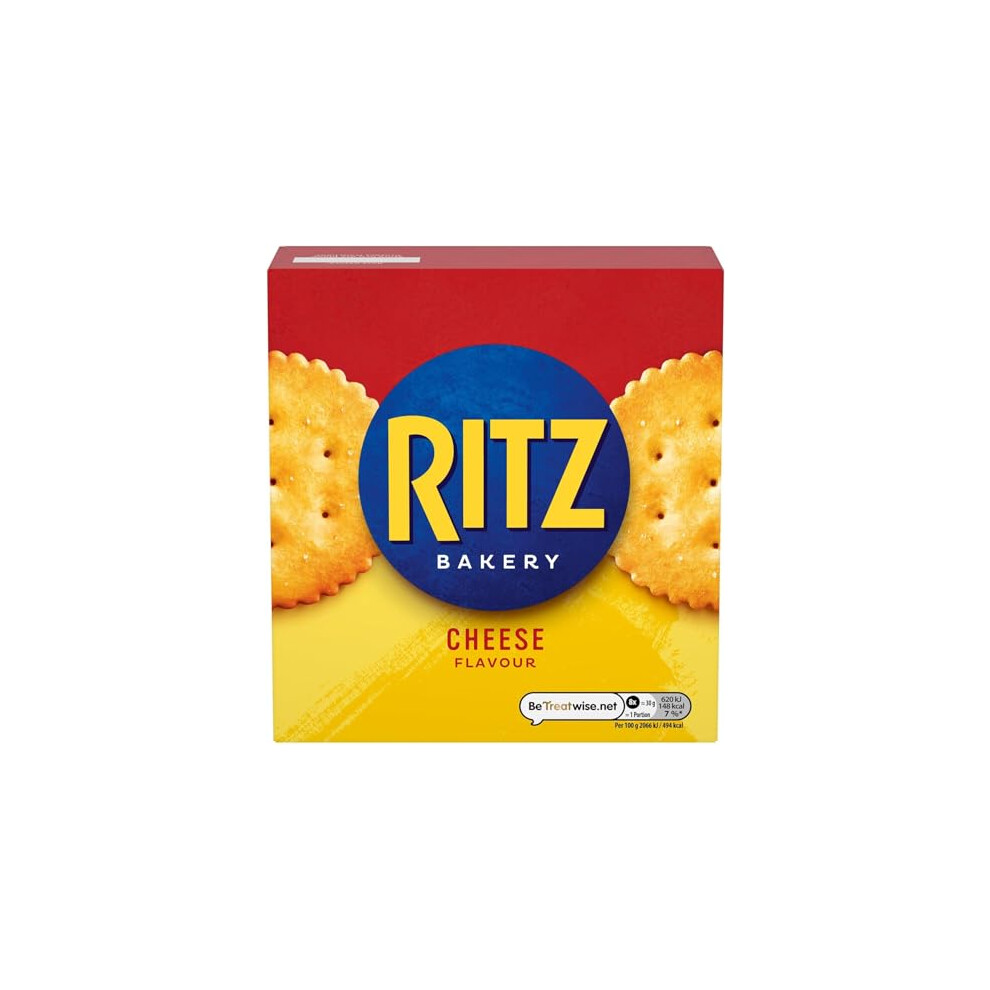 Ritz Cheese Cracker Box, Classic Savoury Crackers Perfect For Any Snacking Occasion, 140 G (Pack Of 1)