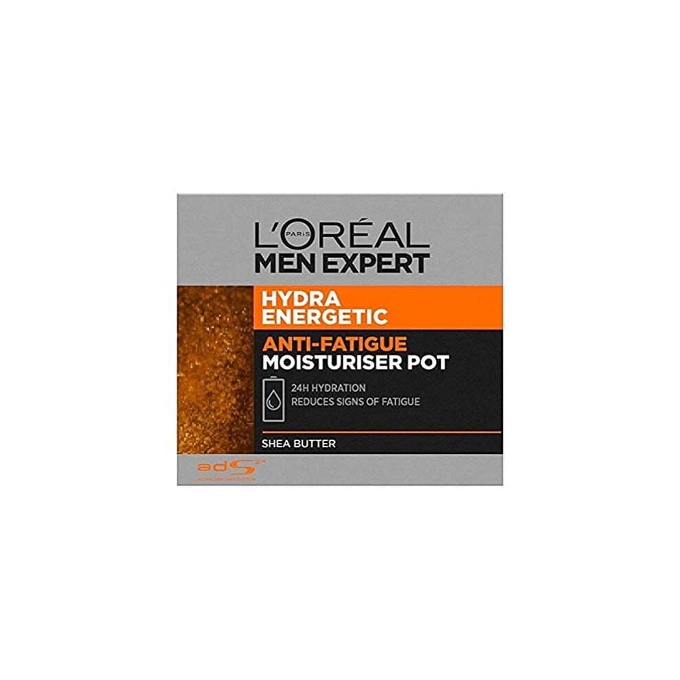 L'Oréal Men Expert Hydra Energetic Intensive 24hr Hydration Daily Moisturiser Face Cream Men 50 Ml
