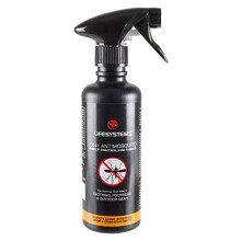 Lifesystems Ex4 Anti Mosquito Clothing, Footwear And Outdoor Gear Treatment - 350 ml Spray | Protect Against Mosquitoes, Midges, Biting Insects, Black