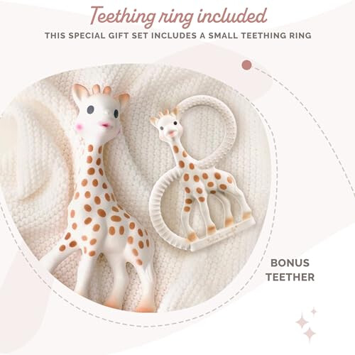 Sophie la Girafe Sophie la girafe Teether & Ring Gift Set - 100% Natural Rubber 2