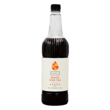 Simply Peach Iced Tea Syrup, Vegan & Gluten Free Beverage Syrup for Cordial Squash, Cocktails & Mocktails (1 Litre)