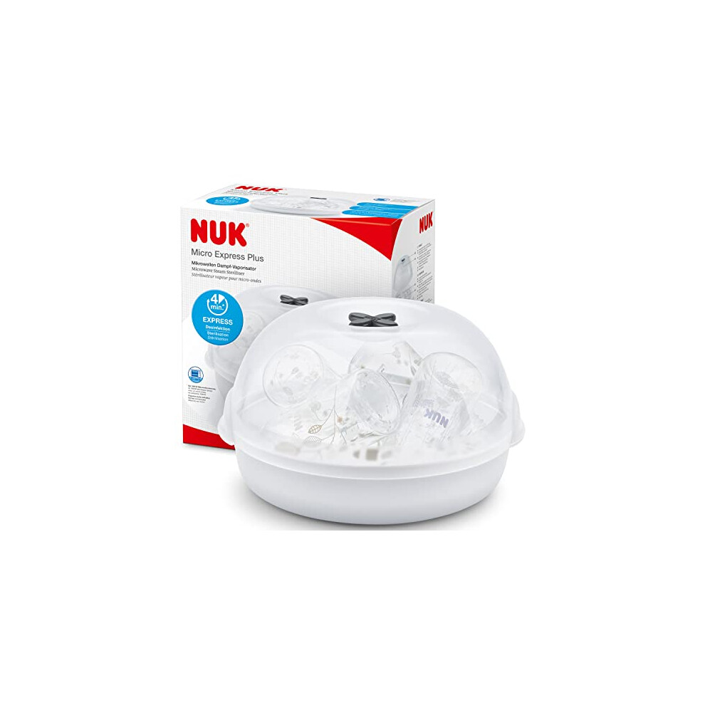 Micro Express Plus Microwave Steriliser - Up To 4 Bottles Nuk